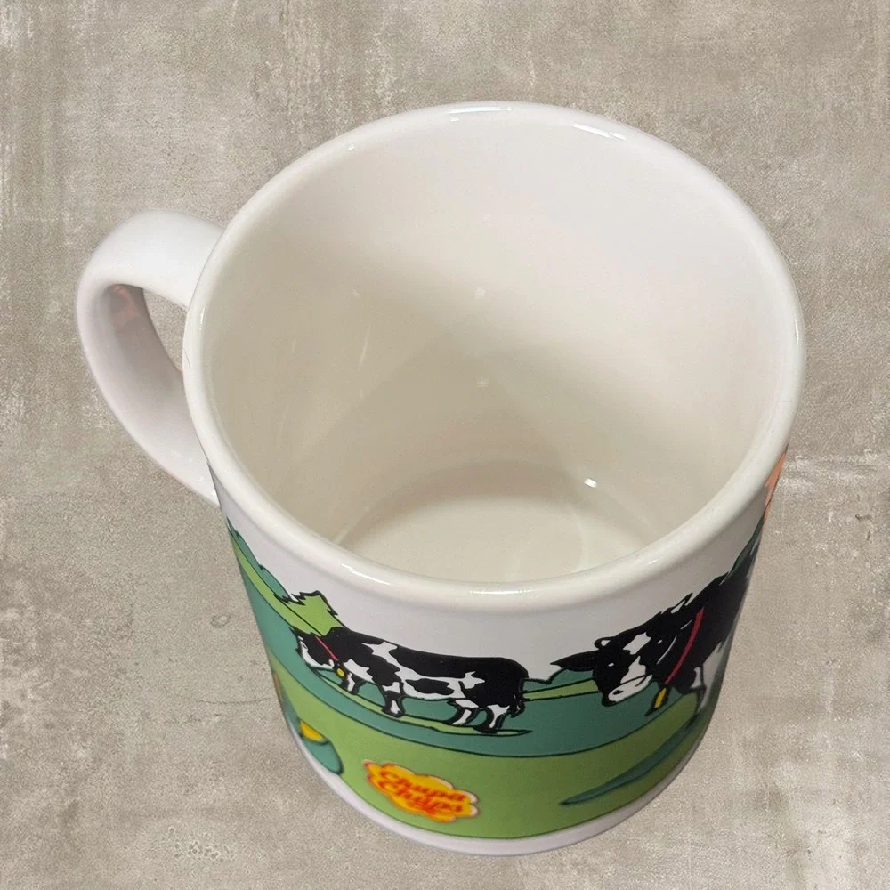Vintage Chupa Chups Cow Mug Staffordshire Tableware England Dairy Cow Coffee Cup
